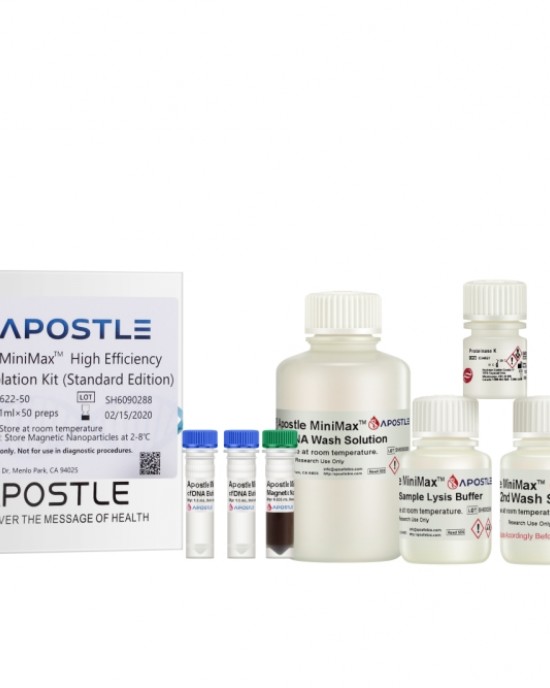 Apostle MiniMax High Efficiency Cell-Free DNA Isolation Kit (1mL x 50 preps, Standard Edition) 