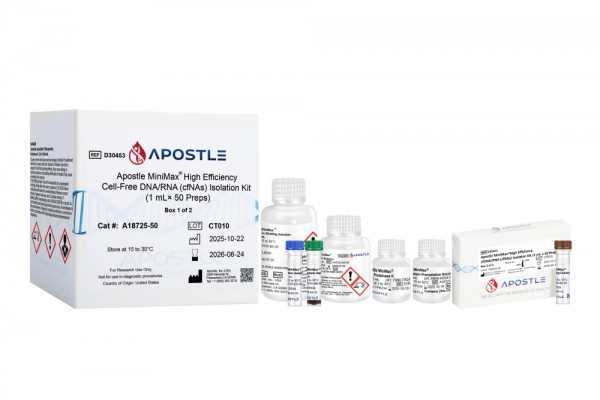 Apostle MiniMax High Efficiency cfDNA/RNA (cfNAs) Isolation Kit (1mL x 50 preps)