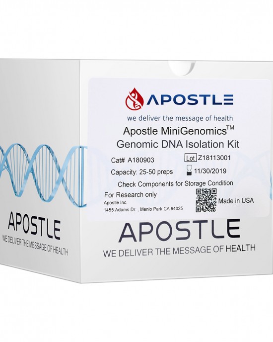 Apostle MiniGenomics Genomic DNA Extraction - Saliva fast kit (10mL)